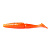 Силиконовая приманка BASS PRO Real Minnow 4.4'' Chartreuse Orange